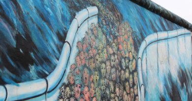 Le mur de Berlin, photo de Mme Joureau