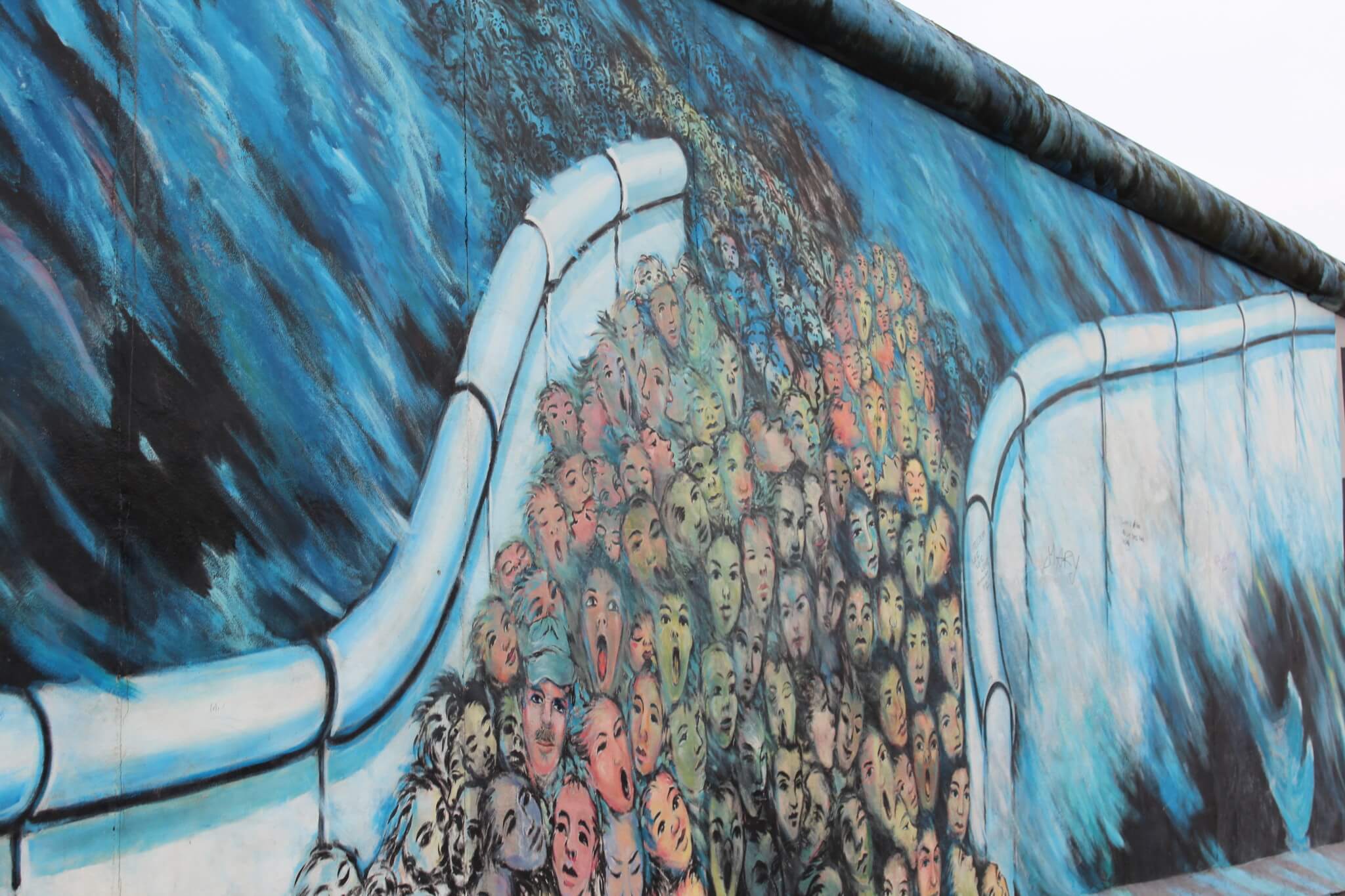 Le mur de Berlin, photo de Mme Joureau