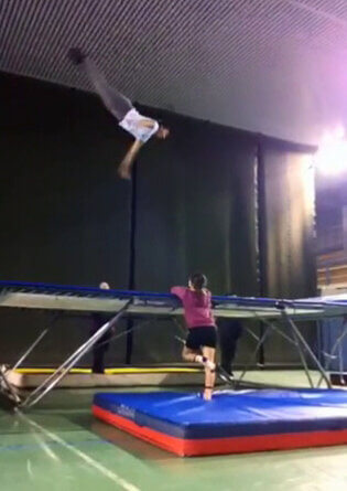 Le trampoline, un sport qui ne se pratique pas que dans son jardin !
