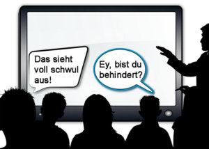 Behindert und schwul - Schimpfwörter?