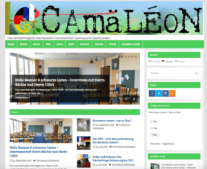 Camäléon-Webseite im Oktober 2016