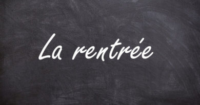 Le mot de la semaine - la rentrée