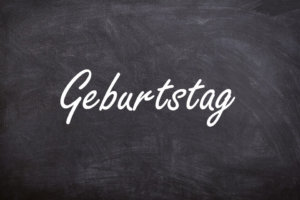 Geburtstag