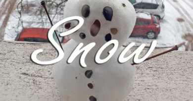 Snowman made by 1e