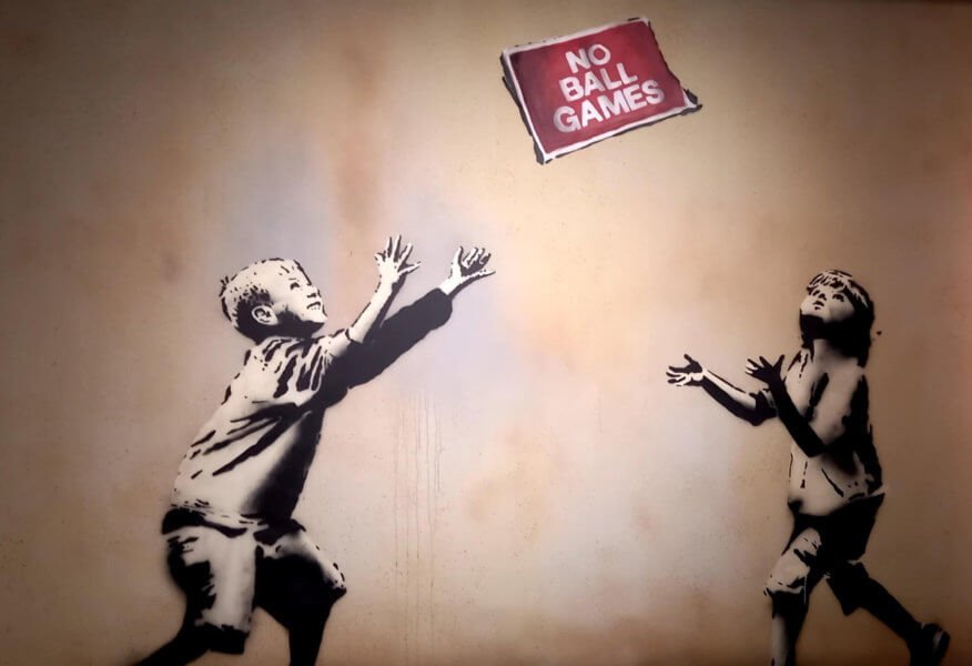 oeuvre de Banksy (photo: Clémence Hehn)