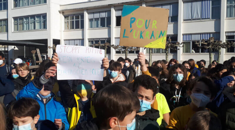 Solidaritätskundgebung der DFG-Schüler*innen