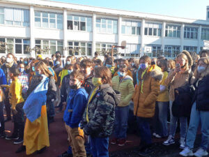 Solidaritätskundgebung der DFG-Schüler*innen