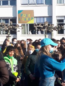 Solidaritätskundgebung der DFG-Schüler*innen