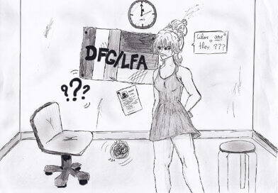 Comic: Hoher Besuch am DFG